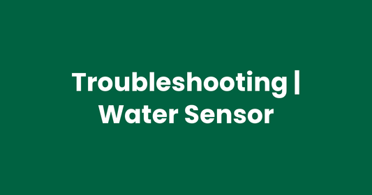 Troubleshooting | Water Sensor