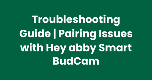 Troubleshooting Guide | Pairing Issues with Hey abby Smart BudCam