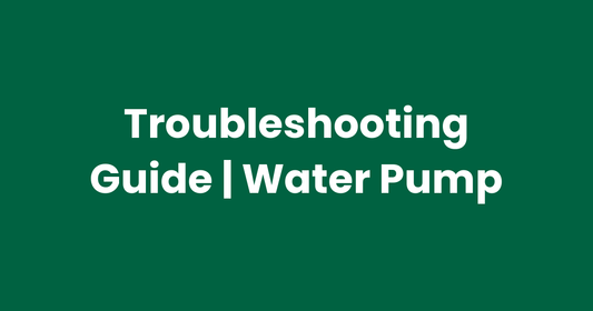 Troubleshooting Guide | Water Pump