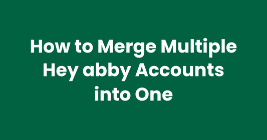 How to Merge Multiple Hey abby Accounts into One