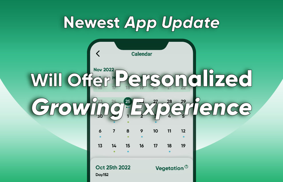 Newest App Update Will Offer Personalized Growing Experience