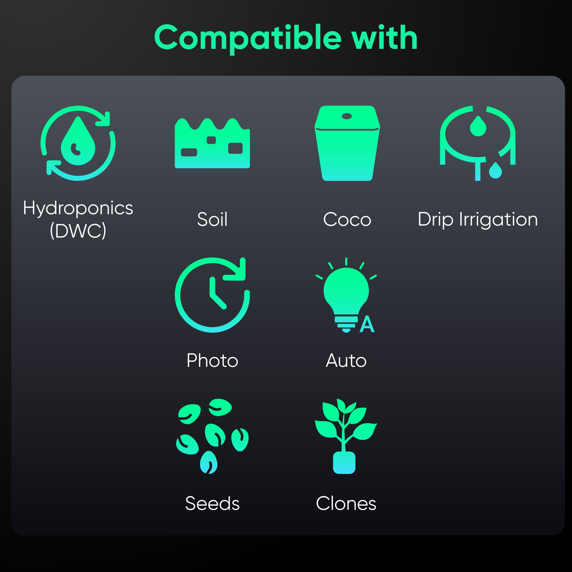 Hey abby GrowMate smart grow tent kit_high compatibility