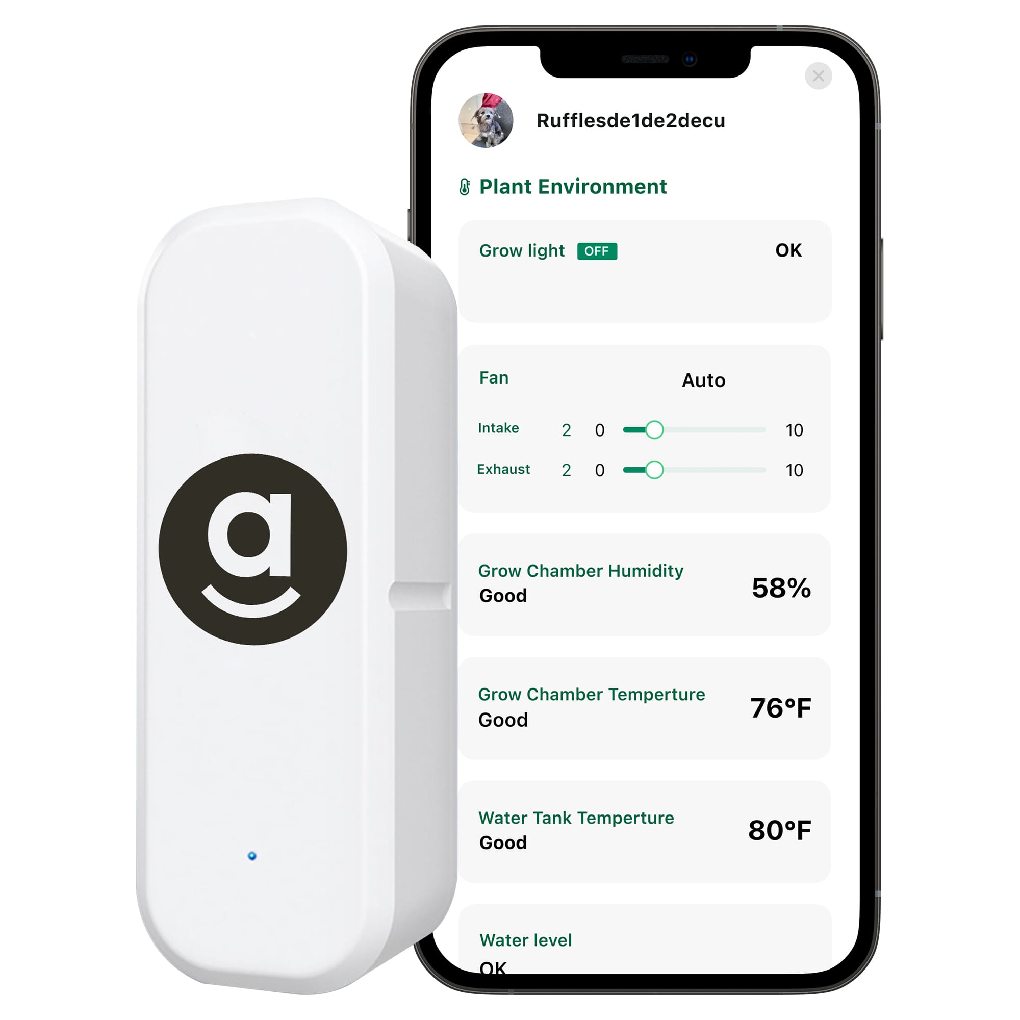 Hey abby R201 Mini Wireless Humidity Temperature Sensor with APP control