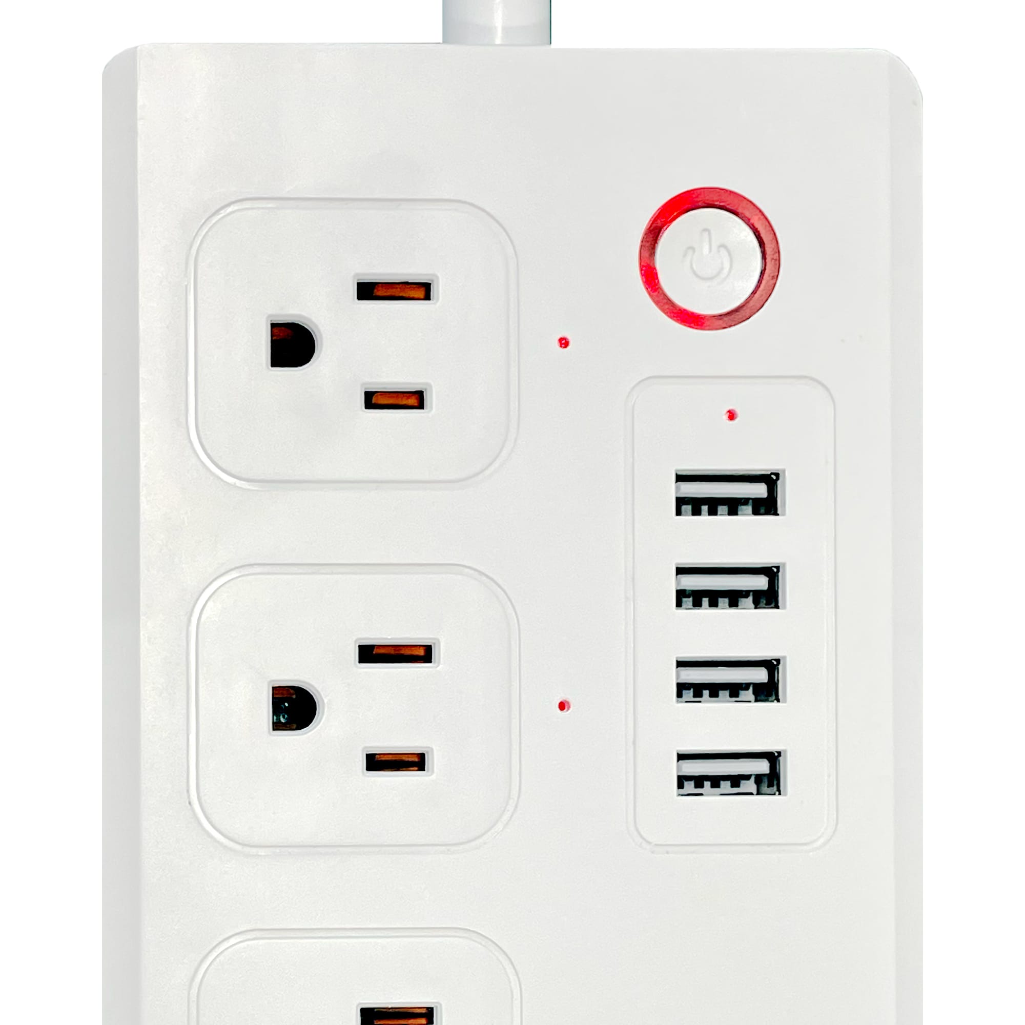 Hey abby R300 Smart Power Strip with 2.4G WIFI (4 Outlets + 4 USB Ports)