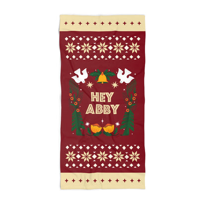 Hey abby beach towel