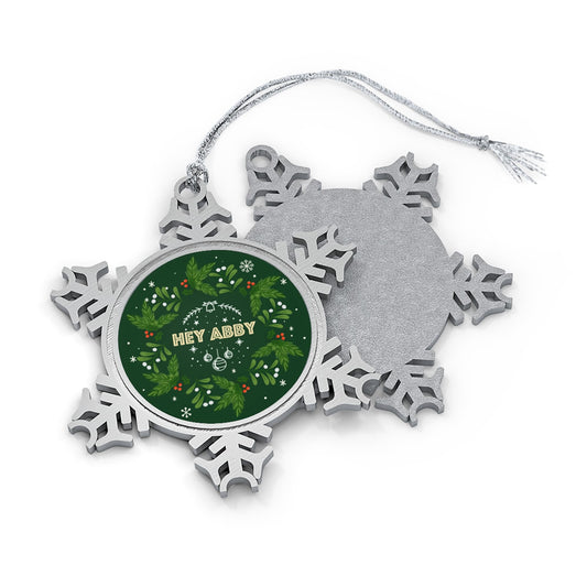 Hey abby hanging ornament