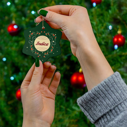 Hey abby ornament indica holiday decoration